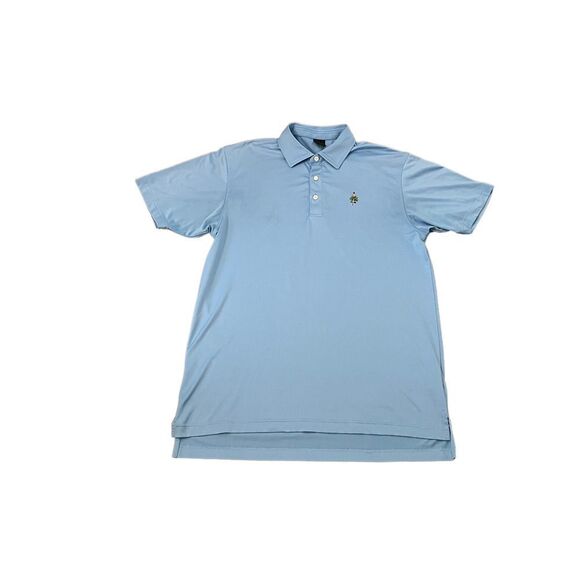 Merion Golf Club Dunning Golf Blue Mens Polo Size Large in good conditon. - Picture 1 of 6